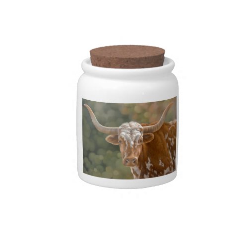 Texas Longhorn Candy Jar