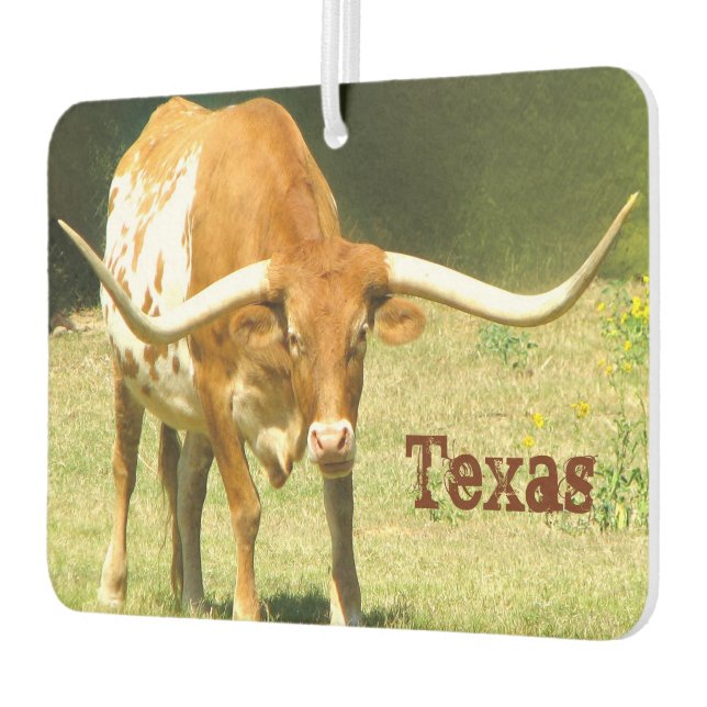 Texas Longhorn Car Air Freshener (Left)