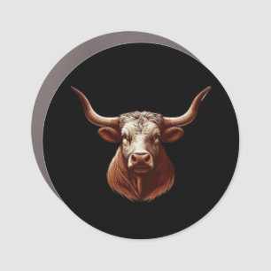 Texas Longhorn Car Magnet