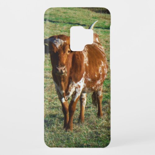 Texas Longhorn Cattle Cow  Photo Rustic Case_Mate Samsung Galaxy S9 Case