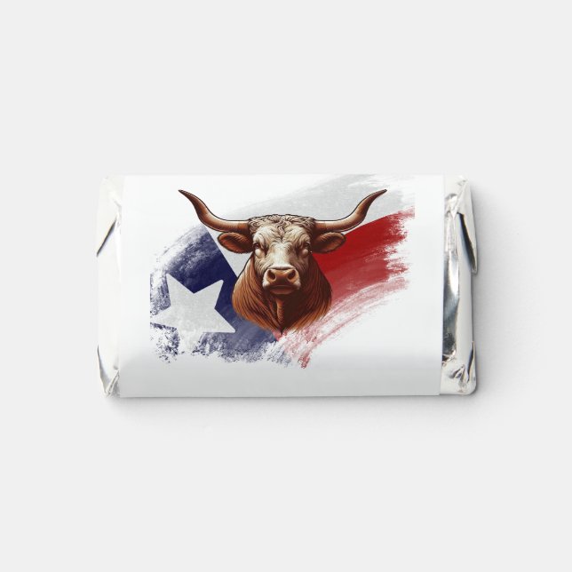 Texas longhorn cow hershey's miniatures (Front)