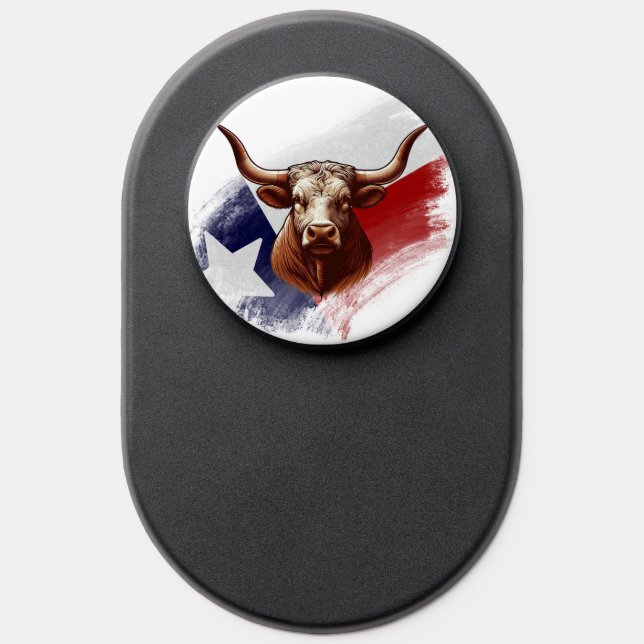 Texas longhorn cow PopSocket (Popsocket)