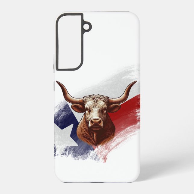 Texas longhorn cow samsung galaxy case (Back)
