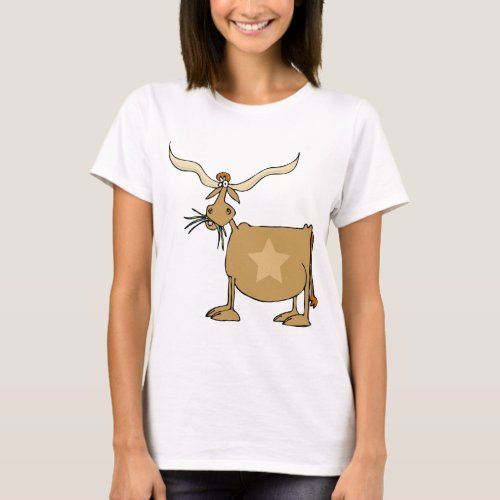 Texas Longhorn Cow T_Shirt