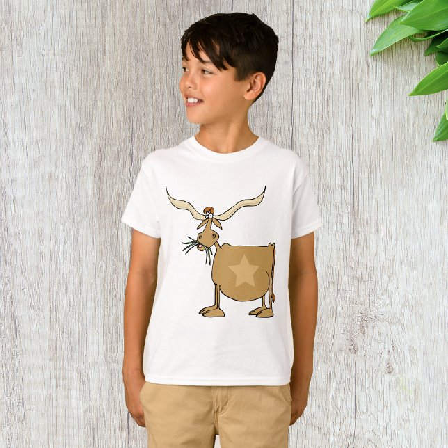 Texas Longhorn Cow with Star T-Shirt (Creator Uploaded)