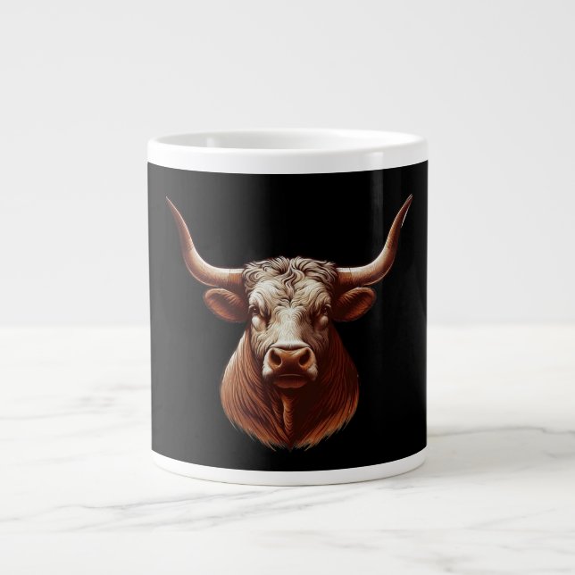 Texas Longhorn Giant Coffee Mug (Front)