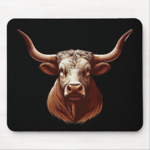 Texas Longhorn Mouse Pad