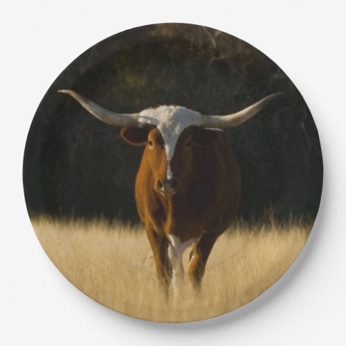 Texas Longhorn Paper Plates