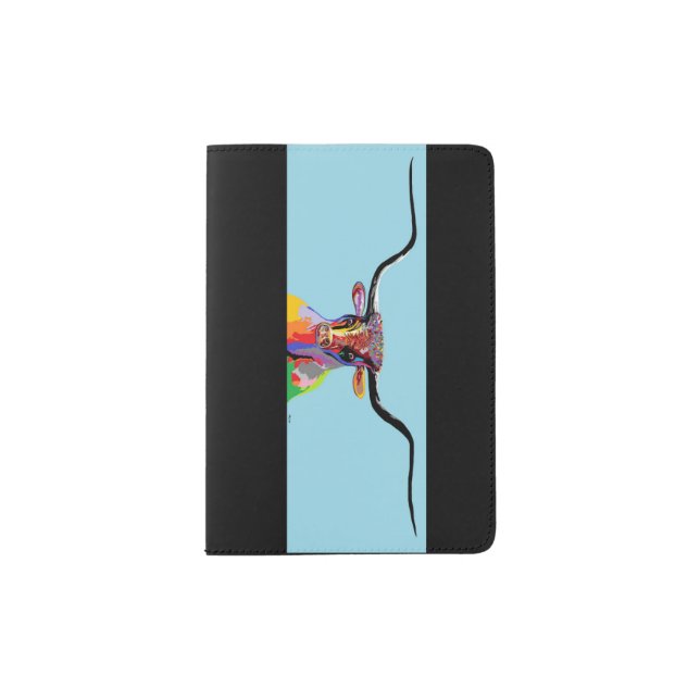Texas Longhorn Passport Holder (Front)