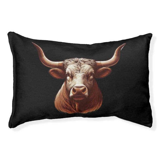 Texas Longhorn Pet Bed (Front)