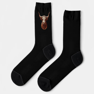 Texas Longhorn Socks
