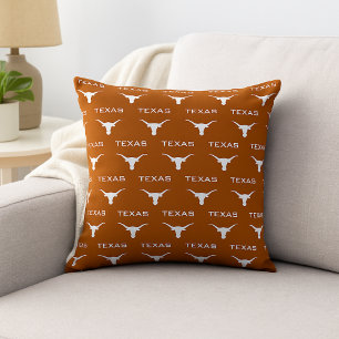 Texas Longhorn Style Western Rustic Decor Throw Pillow