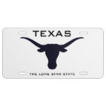 Texas Longhorn The Lone Star State License Plate