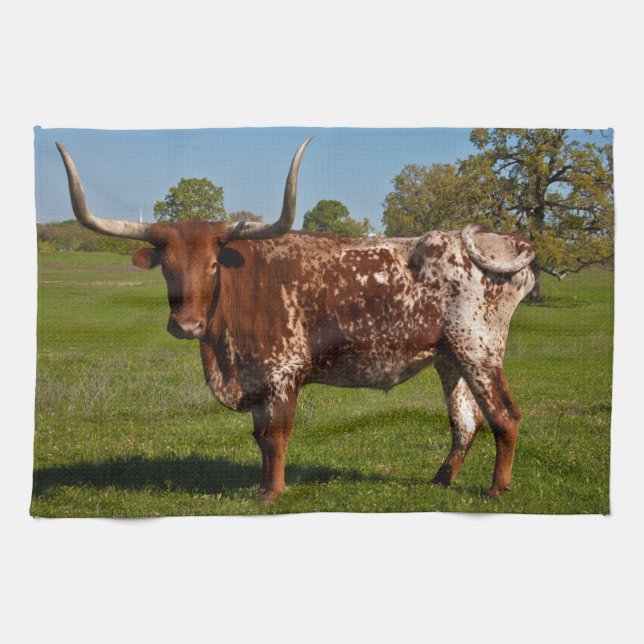 Texas Longhorn Towel (Horizontal)