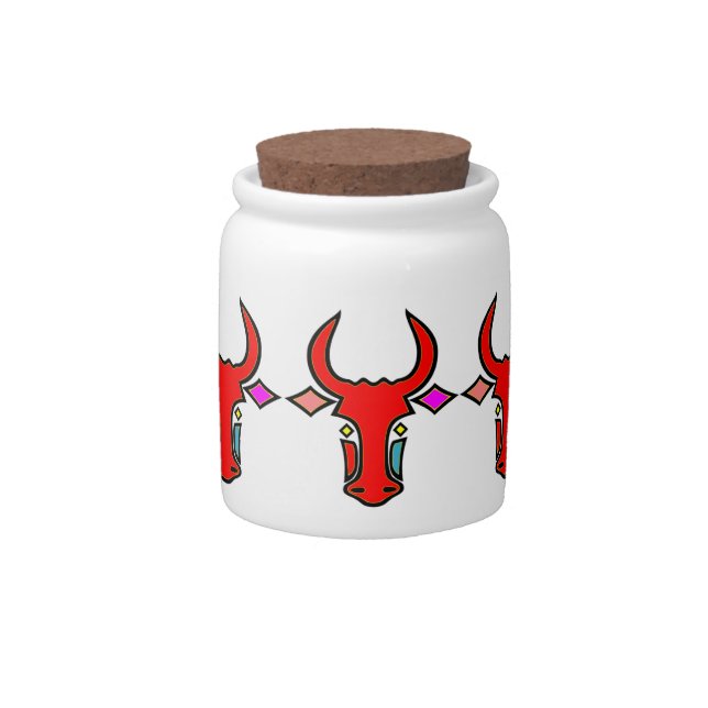Texas Longhorns Candy Jar (Front)