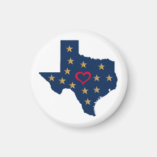 Texas Love and Shining Stars in the Lone Star Stat Magnet