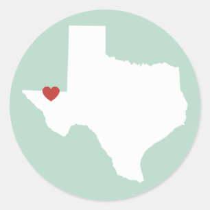 Texas Love - Customizable Sticker