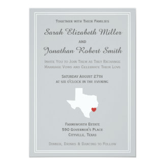 Texas Wedding Invitations 6