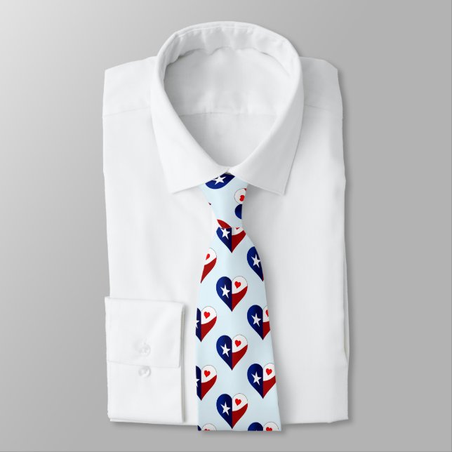 Texas Love Neck Tie (Tied)