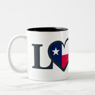 Texas Love Two-Tone Coffee Mug