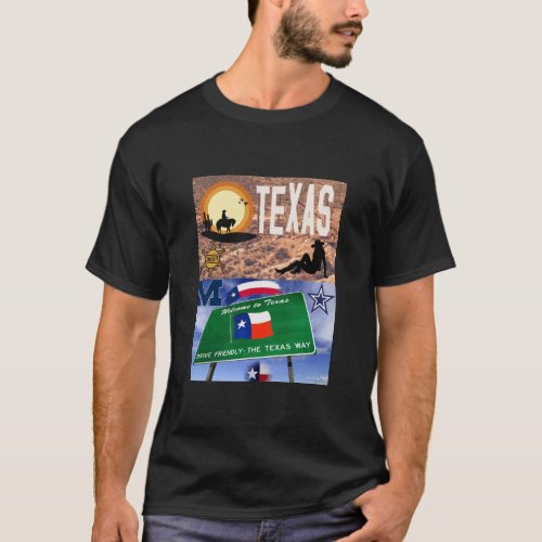 Texas lovers   T_Shirt