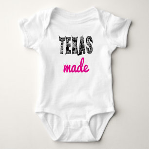Texas Made (pink) Baby Bodysuit
