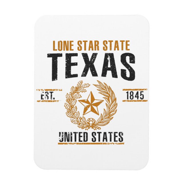Texas Magnet (Vertical)