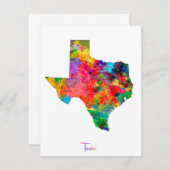 Texas Map (Front/Back)
