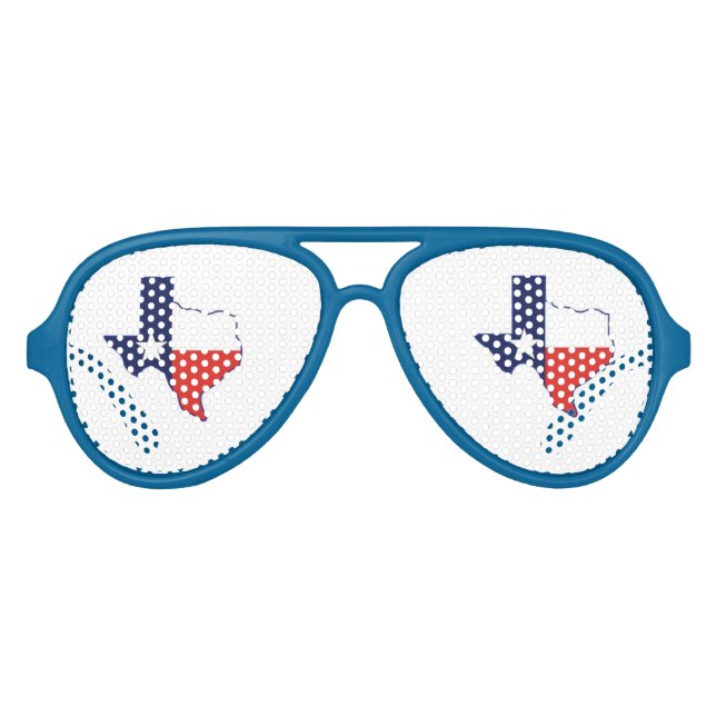 TEXAS MAP AVIATOR SUNGLASSES (Front)