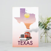 Texas Map Big Rig (Standing Front)