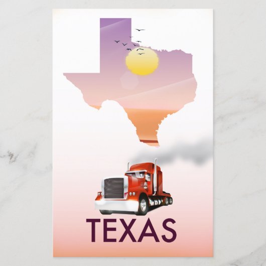 Texas Map Big Rig (Front)