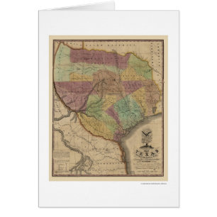 Texas Map By Stephen Austin 1837