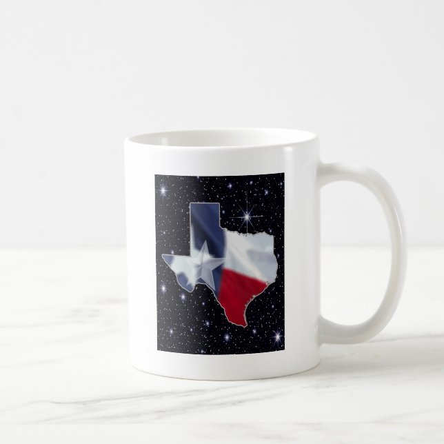Texas Map Coffee Mug (Right)