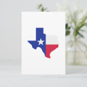 Texas map flag (Standing Front)
