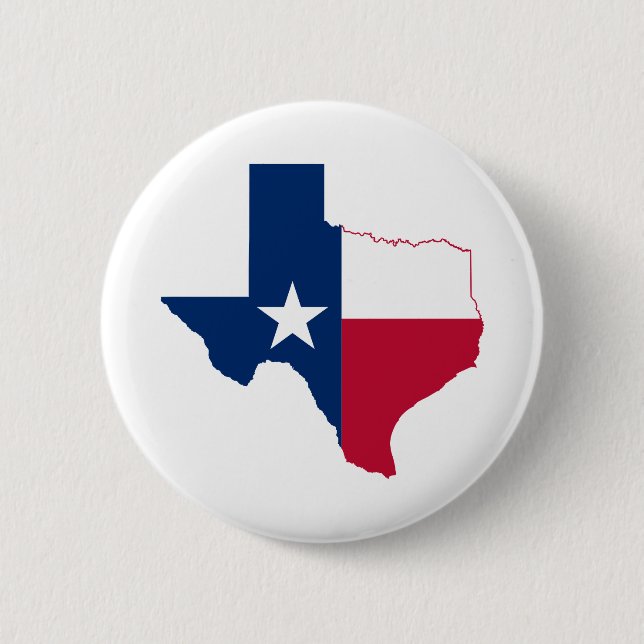 Texas map flag button (Front)