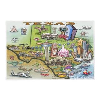 Texas Map Placemat