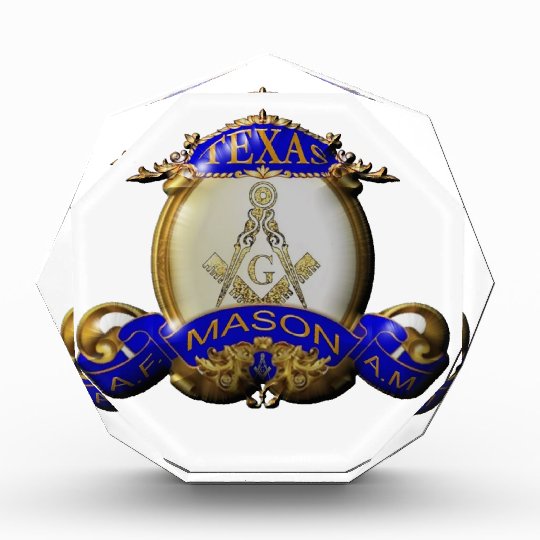 Texas Mason Acrylic Award