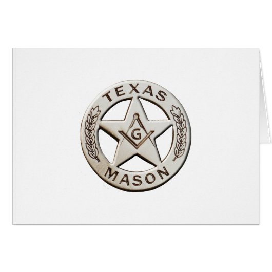 Texas Mason Cards (Front Horizontal)