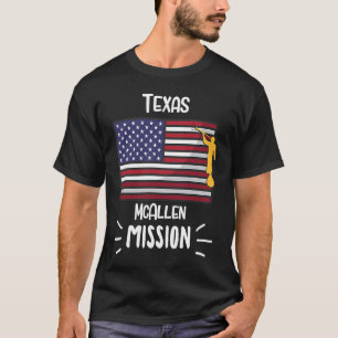 Texas McAllen Mormon LDS Mission Missionary T-Shirt