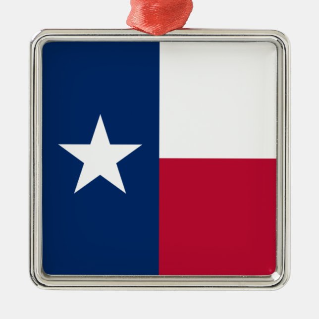 Texas Metal Ornament (Front)