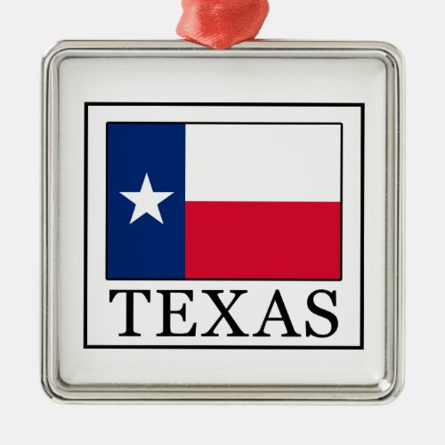 Texas Metal Ornament