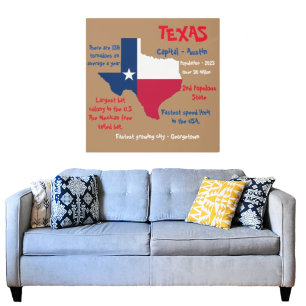 Texas Metal Wall Art Interesting Facts 