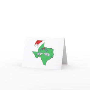 Texas Mistletoe Holiday Card