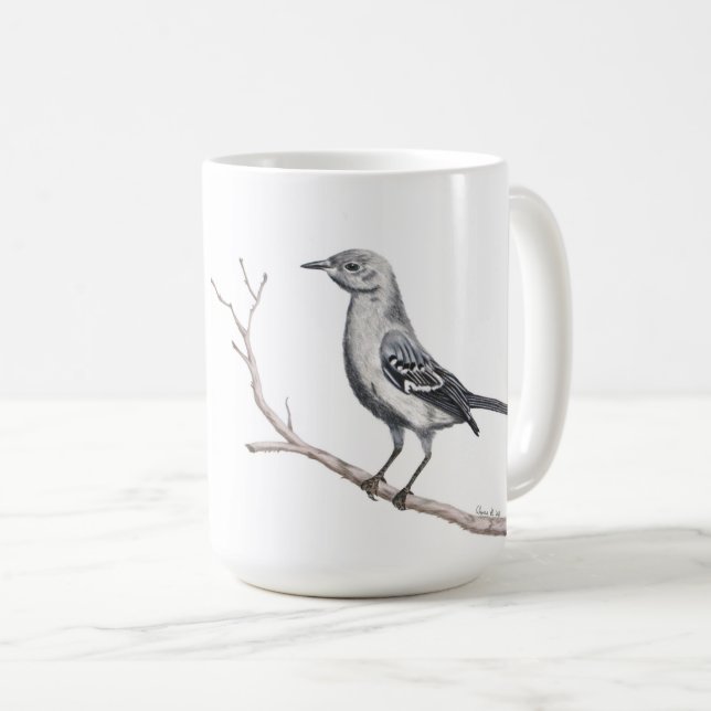Texas Mockingbird Inspirational Mug (Front Right)