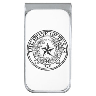 Texas Money Clip, Silver Plated Silver Finish Money Clip