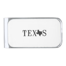 Texas Name with State Shaped Letter