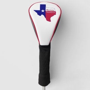 Texas Native Flag Map Golf Head Cover