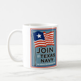 Texas Navy coffee mug