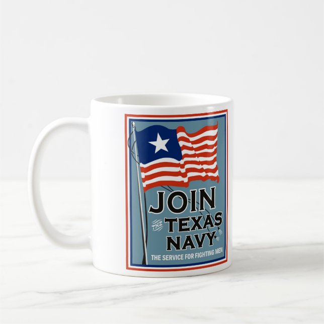 Texas Navy coffee mug (Left)