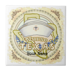 Texas Nurse Ceramic Tile